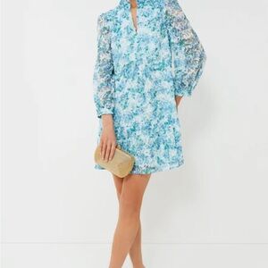 Tuckernuck Water's Edge Hydrangea Organza Palmerston Dress